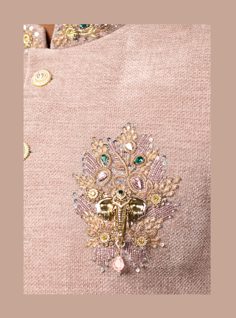 DUSTY PINK JODHPURI 